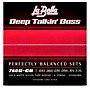 LaBella 760G-CB Deep Talkin Bass Gold White Nylon Tape Wound 6-String Bass Strings - Standard 43 - 135