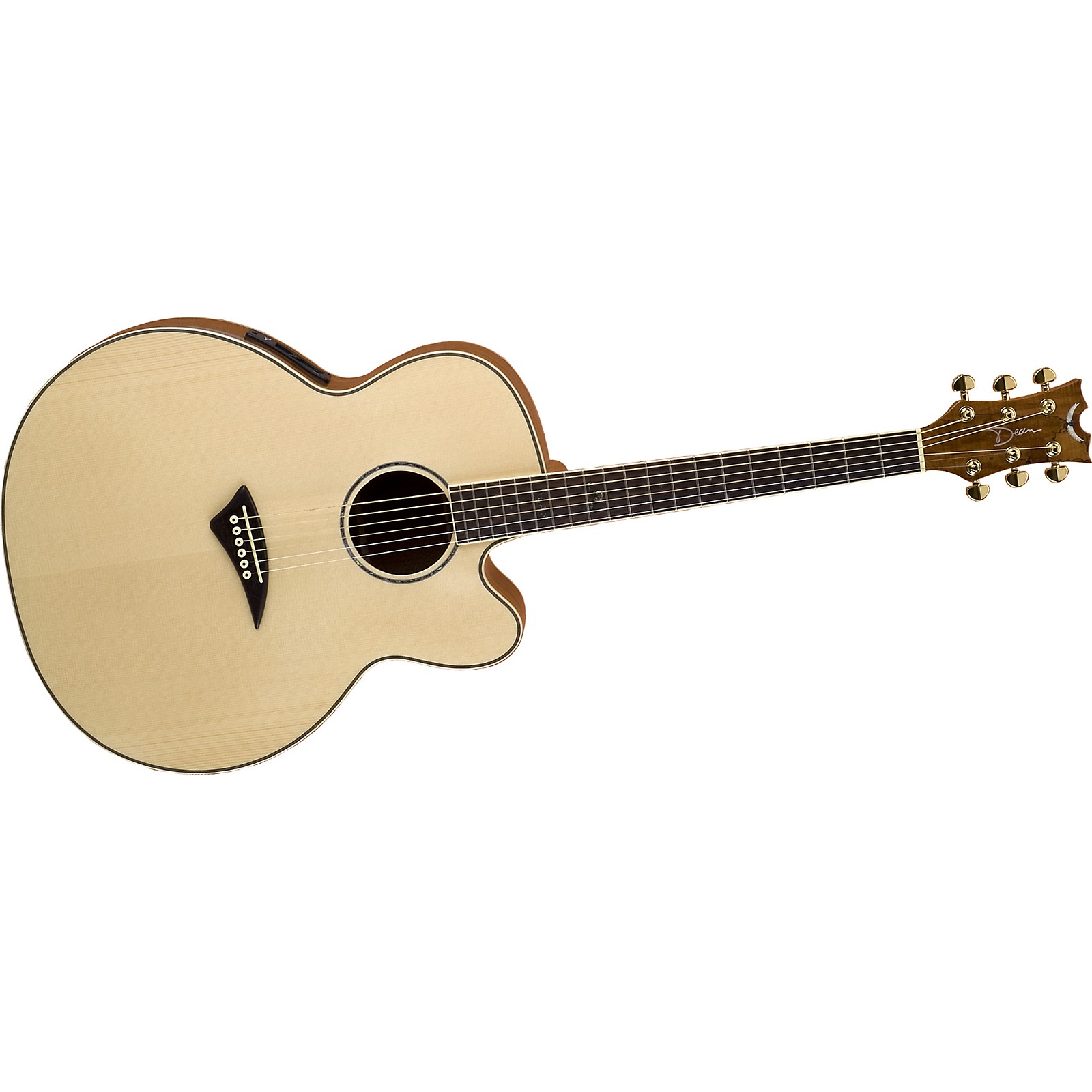 Dean 771J Jumbo Cutaway AcousticElectric Guitar Musician's Friend