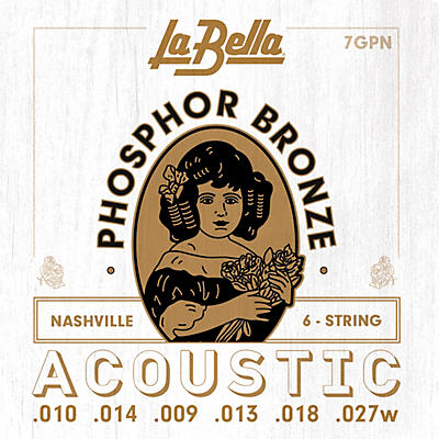 LaBella 7GPN Nashville Tuning Acoustic Guitar Strings