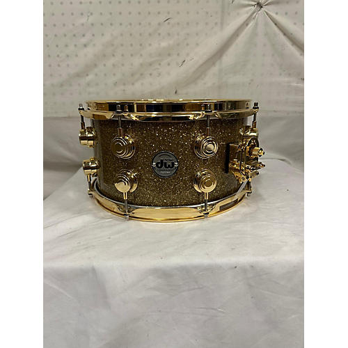 DW 7X13 Collector's Series Maple Snare Drum gold glass 16