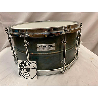Pork Pie 7X13 Patina Brass Snare Drum