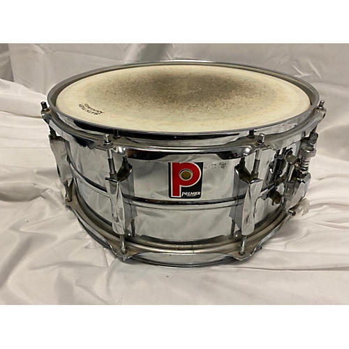 Premier 7X14 Chrome Snare Drum Chrome 17
