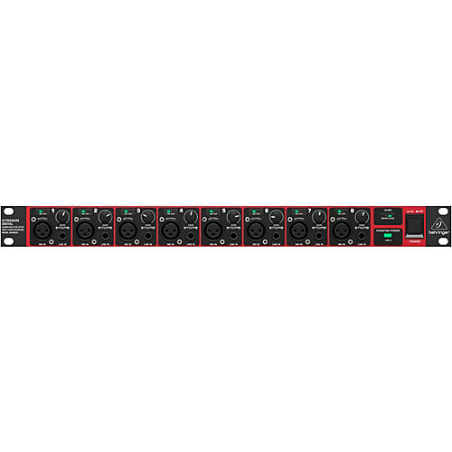 8-Channel Microphone Preamp AD/DA Converter w/MIDAS