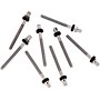 PDP 8-Pack 12-24 Standard Tension Rods w/Nylon Washers 60mm