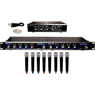Vocopro 8 channel wireless microphone/USB interface package