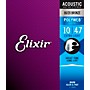 Elixir 80/20 Bronze Acoustic Guitar Strings with POLYWEB Coating, Extra Light (.010-.047)
