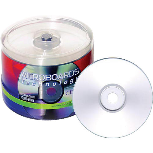 80 Minute/700 MB CD-R, 52X, Silver Inkjet Printable, 100 Disc Spindle
