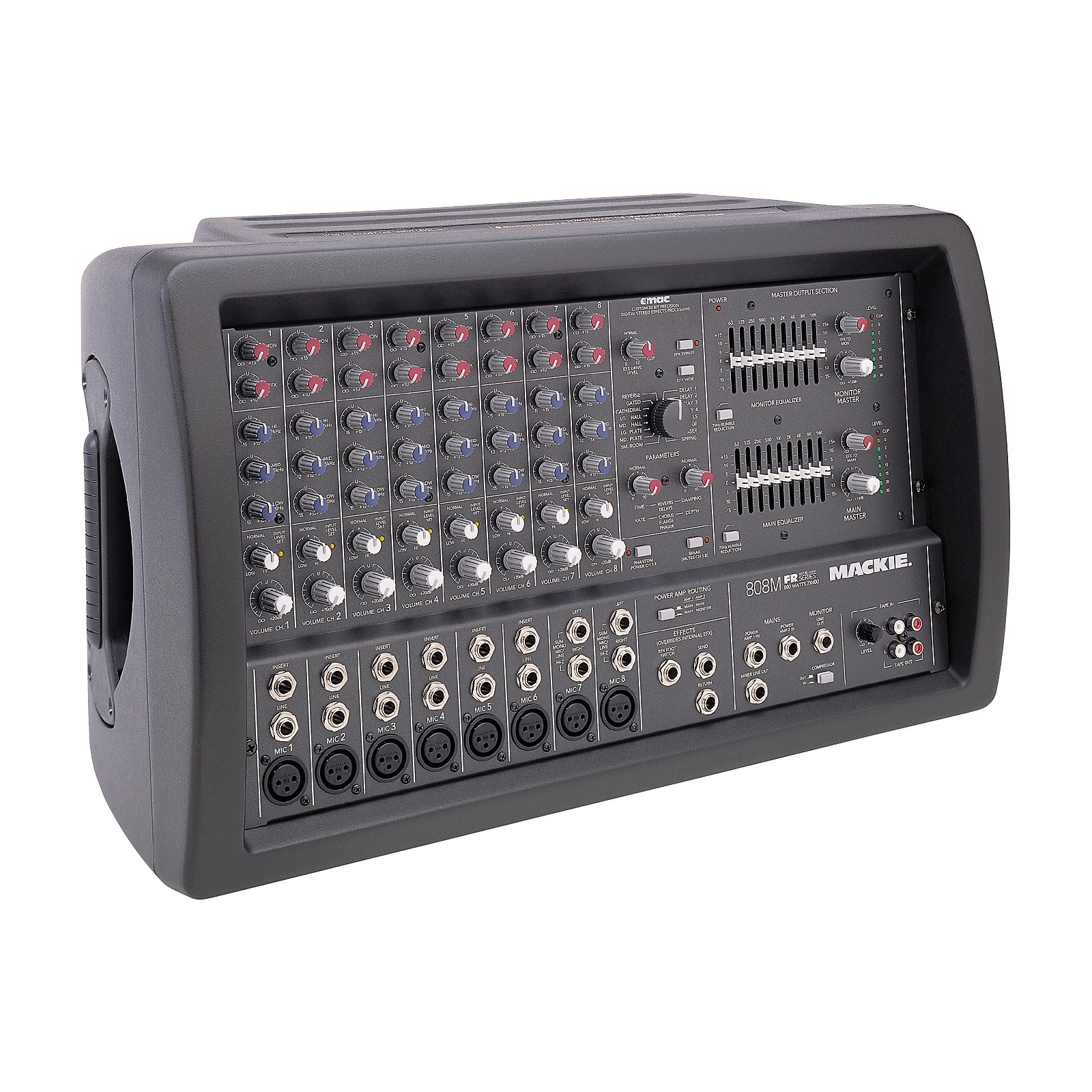 Mackie 808M 8Channel Mono Powered Mixer Musician's Friend