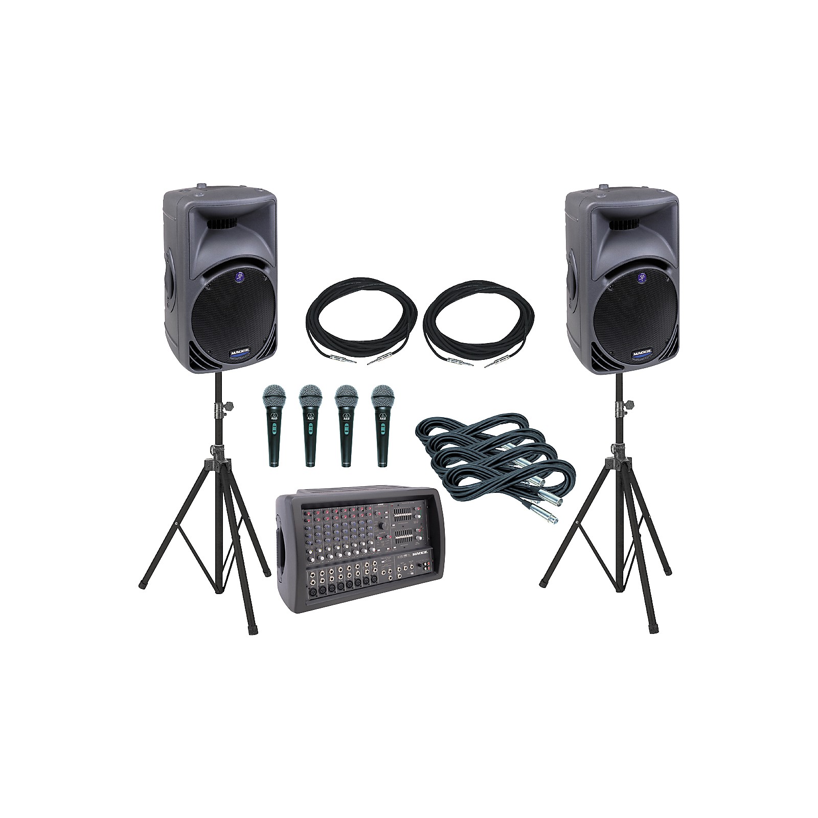 Mackie 808M/C300i PA Package Musician