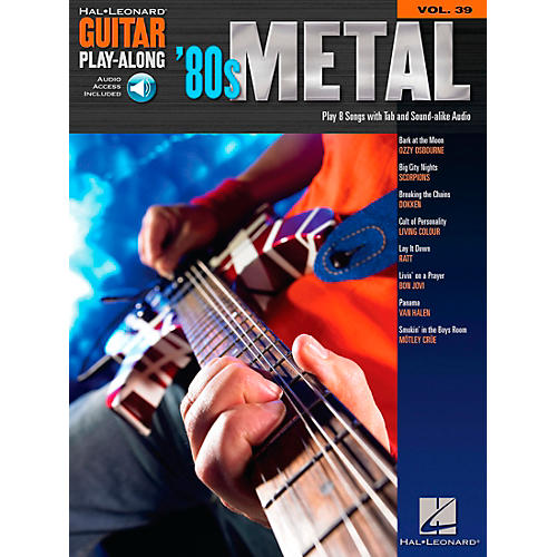 80s Metal Guitar Play-Along Series Volume 39 Book with CD