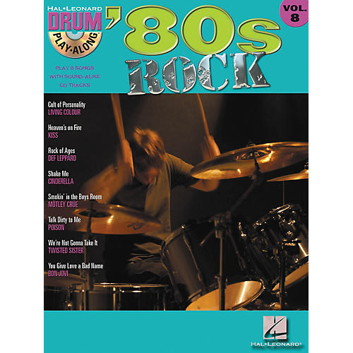'80s Rock Drum Play-Along Volume 8 - Book/CD