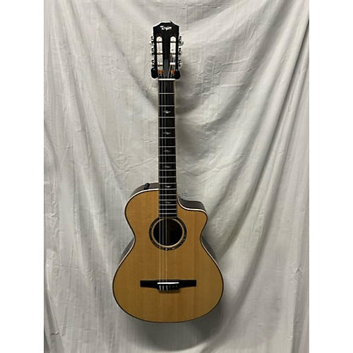 Taylor 812CEN Classical Acoustic Electric Guitar Natural