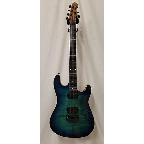 Ernie Ball Music Man 812fbdr300sbm Sabre Ltd Solid Body Electric Guitar blue dream
