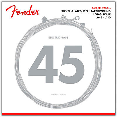 Fender 8250M Nickel-Plated Steel Taperwound Bass Strings - Medium