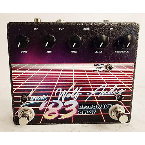 Lone Wolf Audio '83 Retrowave Delay Effect Pedal