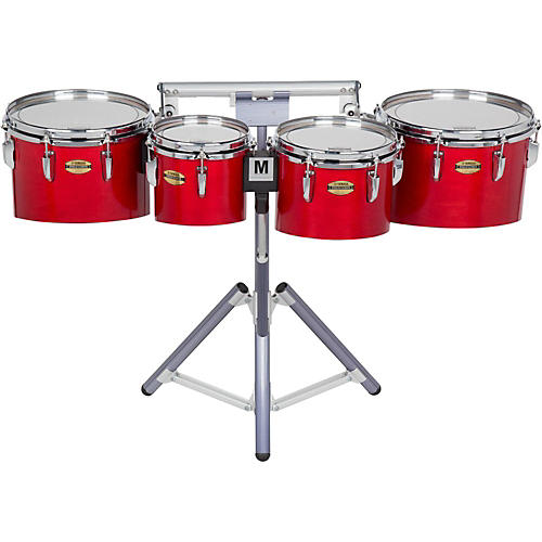 Yamaha 8300 Series Field-Corp Series Marching Tenor Quad 8/10/12/13 in. Red Forest
