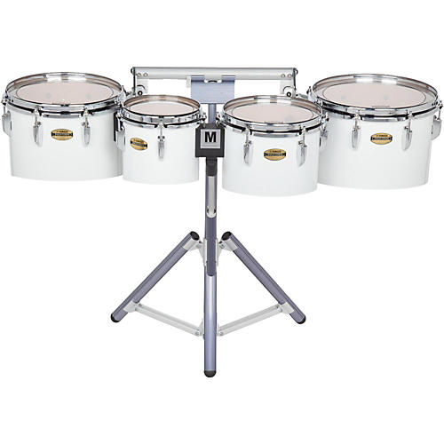 Yamaha 8300 Series Field-Corp Series Marching Tenor Quad 8/10/12/13 in. White wrap