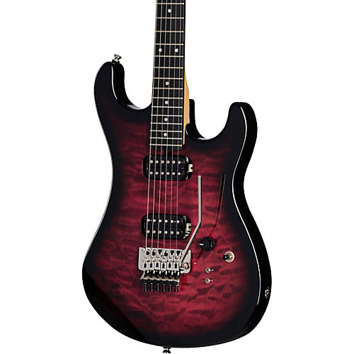 Kramer 84 HH Quilt Electric Guitar Magenta Burst