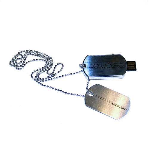 8GB USB Dog Tag Necklace