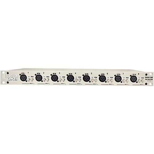 Radial Engineering 8OX-r 8-Channel 3-Way Microphone Splitter