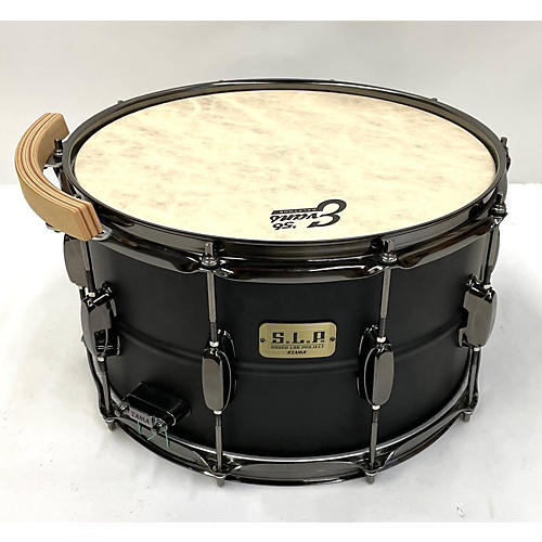 TAMA 8X14 SLP Series Black Steel Drum Black 18