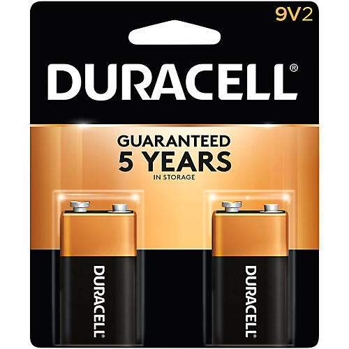 Duracell 9V Block US Type passend für Taylor-Gitarren