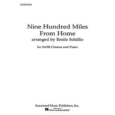 Associated 900 Miles From Home Appalacian Folk Song SATB composed by E Schillio