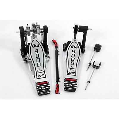 DW 9000 Series Double Bass Drum Pedal With eXtended Footboard