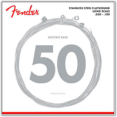 Fender 9050ML Stainless Steel Flatwound Long Scale Bass Strings - Medium Light
