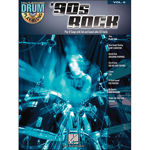 90s Rock - Drum Play-Along Volume 6 Book/CD
