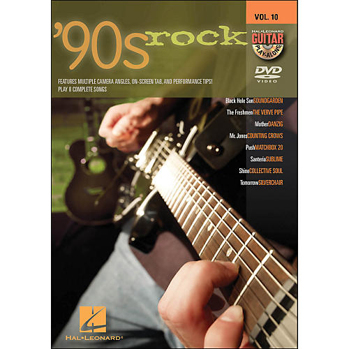 Hal Leonard 90s Rock Guitar Play Along Dvd Volume 10