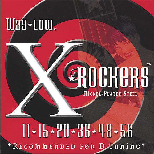 9111 X Rockers Lo Tune Drop D Guitar Strings
