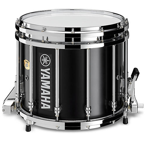 Yamaha 9400 SFZ Marching Snare Drum - Chrome Hardware 14 x 12 in. Black
