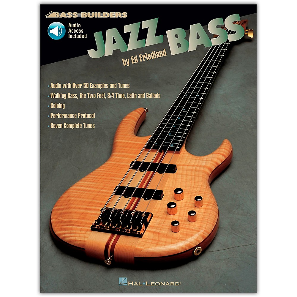 Hal Leonard Jazz Builders Jazz Bass (Book/Online Audio)
