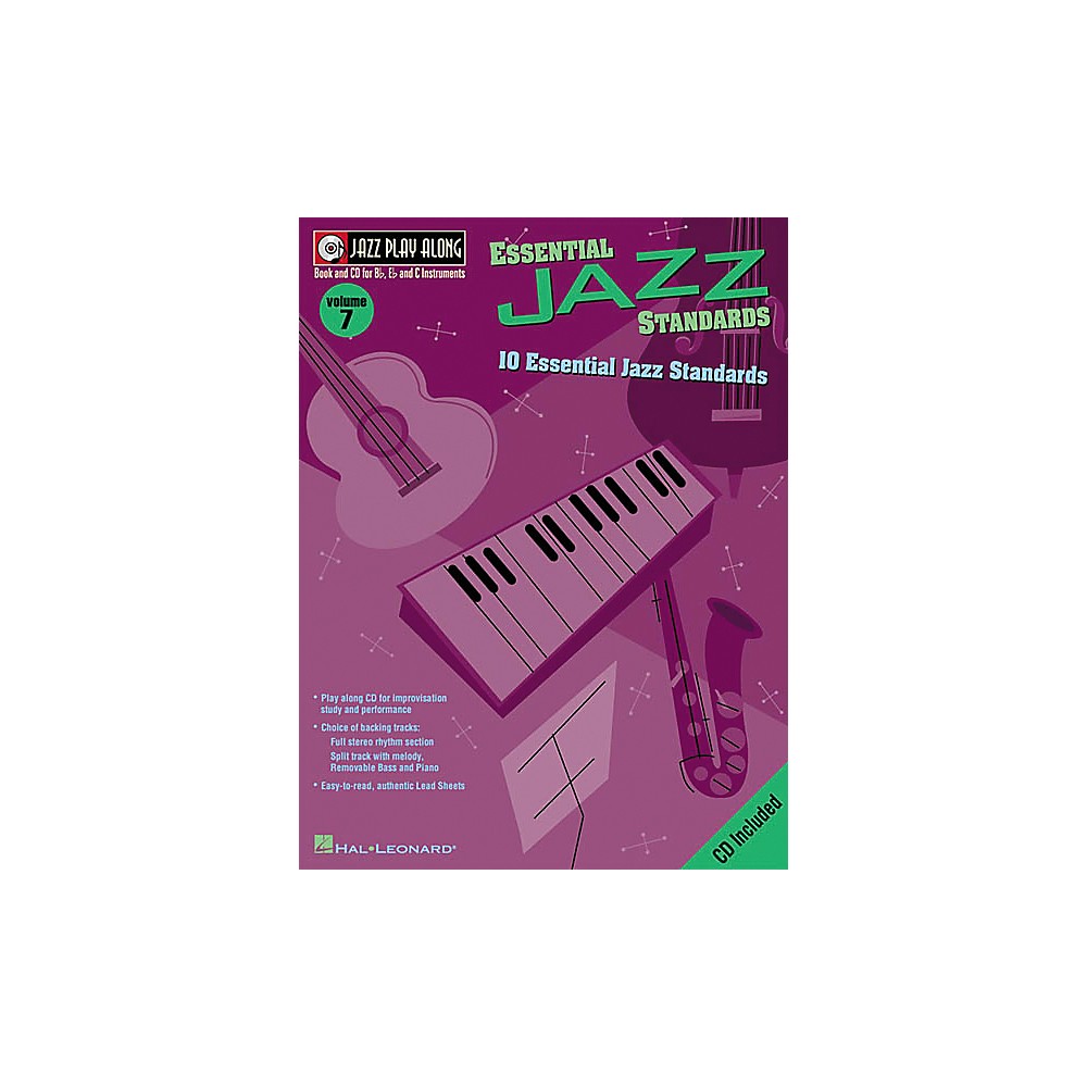 Hal Leonard Jazz PlayAlong Series Essential Jazz Standards Book with