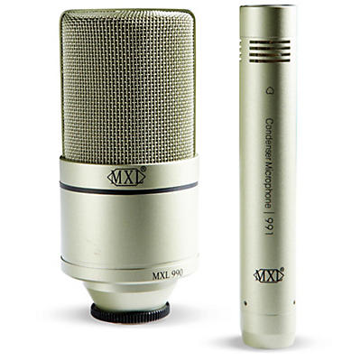MXL 990/991 Large- and Small-Diaphragm Condenser Microphone Bundle