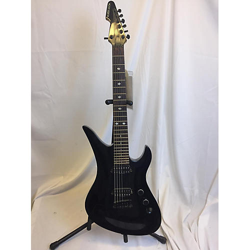 Schecter Guitar Research A-7 Diamond Series Solid Body Electric Guitar Black