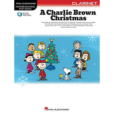 Hal Leonard A Charlie Brown Christmas - Instrumental Play-Along Songbook for Clarinet Book/Audio Online