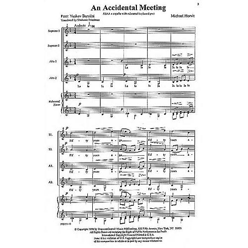 Transcontinental Music A Child's Journey SSAA composed by Michael Horvit