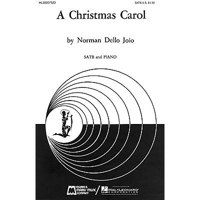 Edward B. Marks Music Company A Christmas Carol SATB composed by Norman Dello Joio