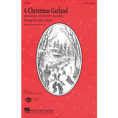 Hal Leonard A Christmas Garland (Medley) 2-Part Arranged by John Leavitt