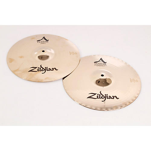 Zildjian A Custom Mastersound Hi-Hat Pair Condition 3 - Scratch and Dent 14 in. 194744681363