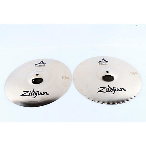Zildjian A Custom Mastersound Hi-Hat Pair Condition 3 - Scratch and Dent 14 in. 197881133481