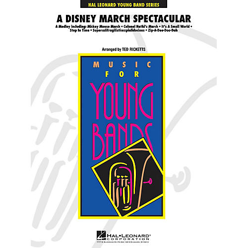 Hal Leonard A Disney March Spectacular Full Score Concert Band
