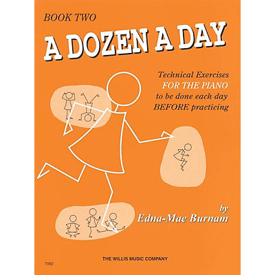 Hal Leonard A Dozen A Day Book 2 (Orange cover)