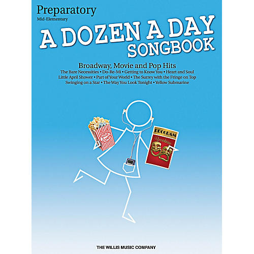 Willis Music A Dozen A Day Songbook - Preparatory Book Mid-Elementary Level for Piano