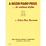 Willis Music A Dozen Piano Pieces Willis Series by Edna Mae Burnam (Level Mid to Late Inter)