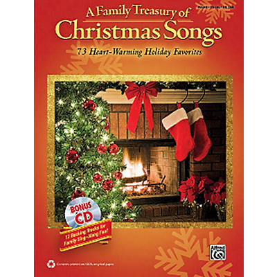 Hal Leonard A Family Treasury Of Christmas Songs Piano/Vocal/Guitar With Bonus CD