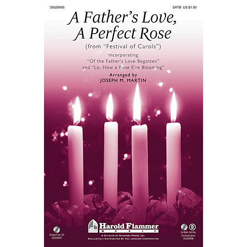 Shawnee Press A Father's Love, A Perfect Rose (from Festival of Carols) Studiotrax CD Arranged by Joseph M. Martin