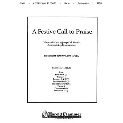 Shawnee Press A Festive Call to Praise INSTRUMENTAL ACCOMP PARTS composed by Joseph M. Martin